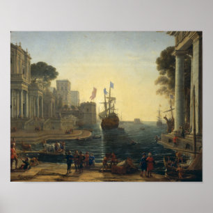 Ulysses die Chryseis teruggeven aan haar vader Poster