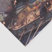 Ulysses en de Sirenen, door John William Waterhous Tissuepapier (Detail)