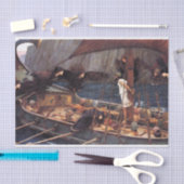 Ulysses en de Sirenen, door John William Waterhous Tissuepapier (Craft)