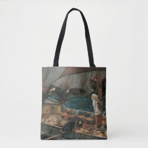 Ulysses en de Sirenen door John William Waterhouse Draagtas