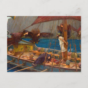 Ulysses en Sirens Briefkaart