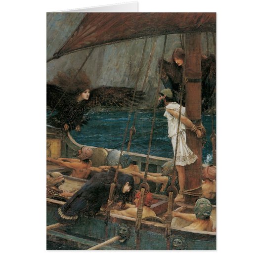 Ulysses en Sirens van John William Waterhouse (Voorkant)
