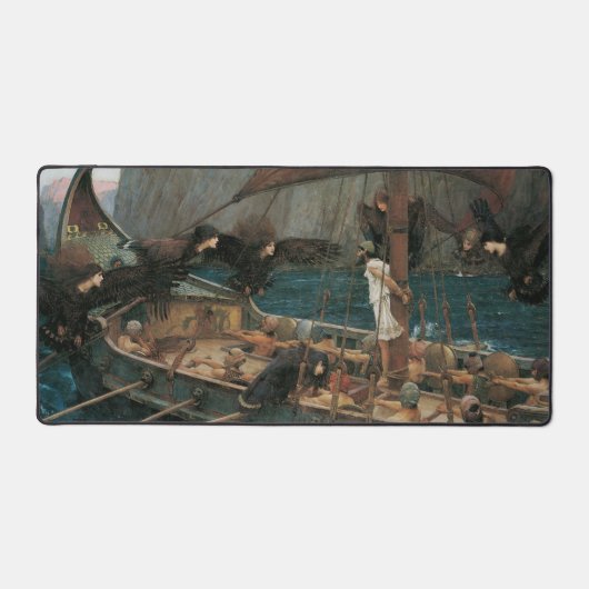 Ulysses en Sirens van John William Waterhouse Bureaumat (Voorkant)