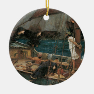 Ulysses en Sirens van John William Waterhouse Keramisch Ornament