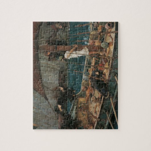 Ulysses en Sirens van John William Waterhouse Legpuzzel (Verticaal)