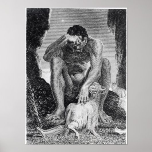 Ulysses Escaping from Polyphemus the Cyclops Poster (Voorkant)