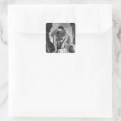 Ulysses Escaping from Polyphemus the Cyclops Vierkante Sticker (Tas)