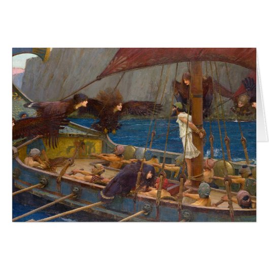 Ulysses et Sirens John William Waterhouse (Devant horizontal)