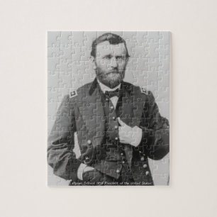 Ulysses S. Grant 18e president van Amerika. Legpuzzel