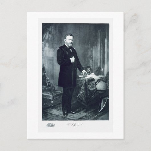 Ulysses S. Grant, 18e President van de Verenigde S Briefkaart (Voorkant)