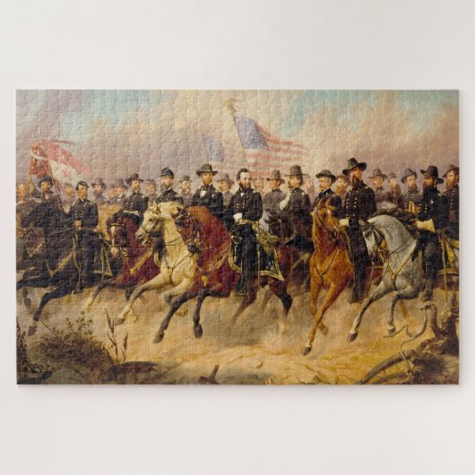 Ulysses S Grant et ses généraux Jigsaw Puzzle (Horizontal)