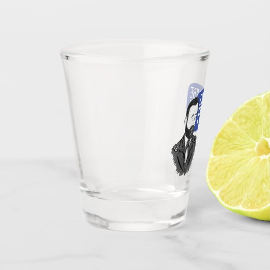 Ulysses S. Grant "Laten we vrede hebben!" ontsprot Shot Glas (Links)