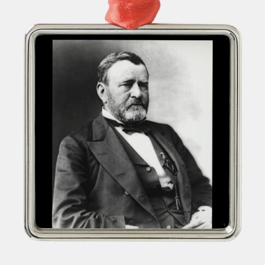 Ulysses S Grant Metalen Ornament (Voorkant)