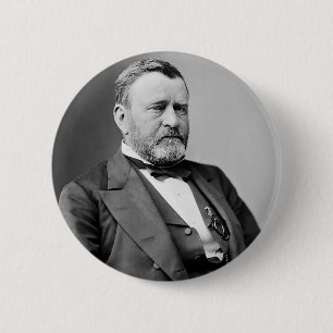Ulysses S. Grant Ronde Button 5,7 Cm