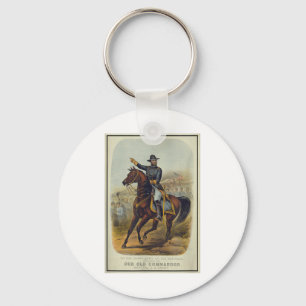 Ulysses S. Grant te paard Sleutelhanger
