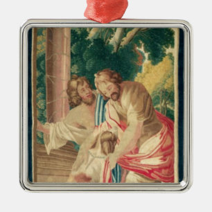 Ulysses vergezeld van Telemachus Metalen Ornament