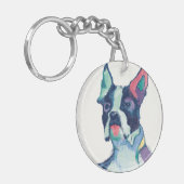 Ulysses Waterverf Pastel Sleutelhanger (Voorkant Links)