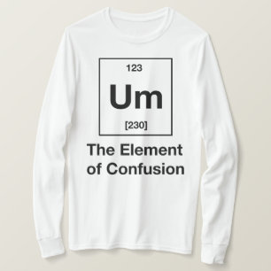 Um! Het element van de hoes met lange omhulling T-shirt