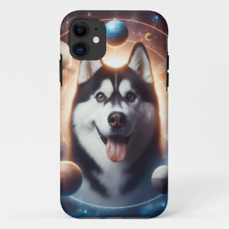 Um PET no espaço iPhone 11 Hoesje