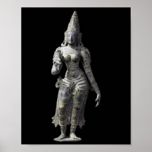 Uma Parvati Echtgenote van de Hindoe-god Shiva Poster