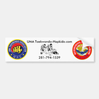 UMA Taekwondo-Hapkido-bumpersticker Bumpersticker