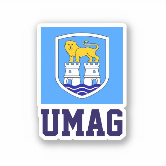 Umag, Kroatië Sticker (Voorkant)