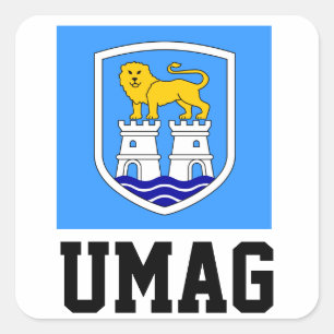 Umag, Kroatië Vierkante Sticker
