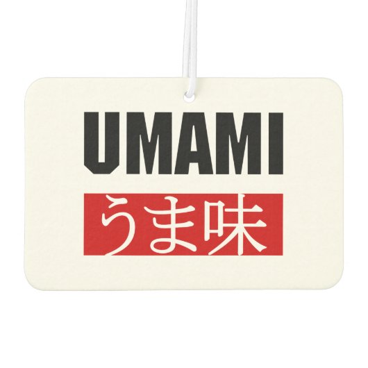 UMAMI う ま 味 LUCHTVERFRISSER (Achterkant)