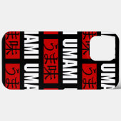 UMAMI う 味 Hoesje-Mate iPhone CASE (Achterkant (horizontaal))