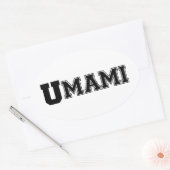 UMAMI COLLEGE OVALE STICKER (Envelop)