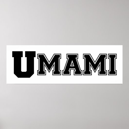 UMAMI COLLEGE POSTER (Voorkant)