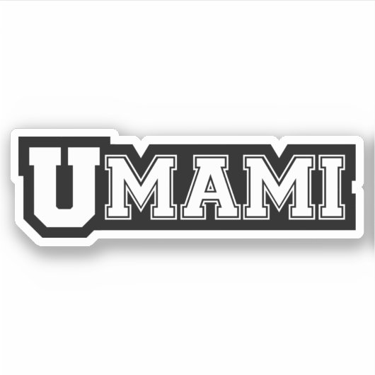 UMAMI COLLEGE STICKER (Voorkant)
