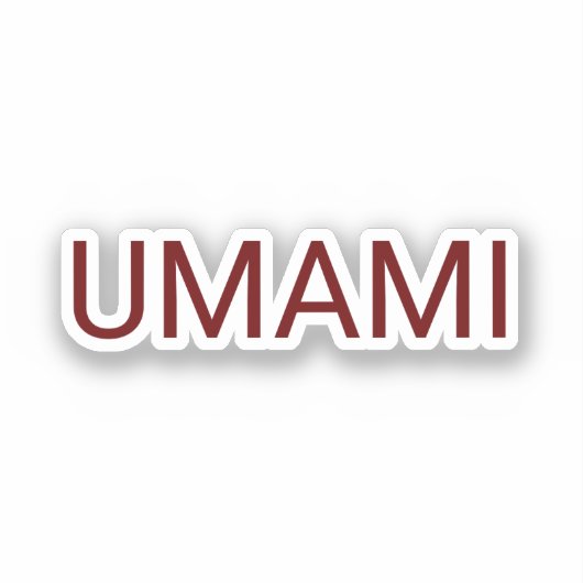 Umami Sticker (Voorkant)