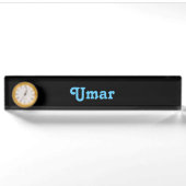 Umar de la plaque de nom du bureau (Devant)