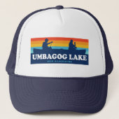 Umbagog Lake New Hampshire Cano Trucker Pet (Voorkant)