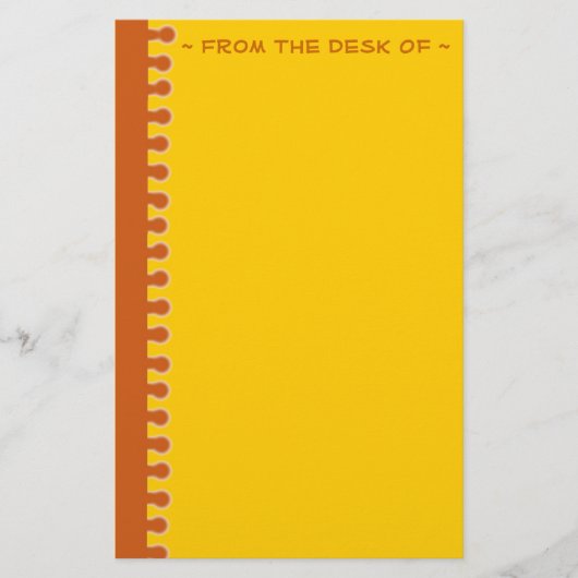 Umber Edge Briefpapier (Voorkant)