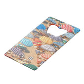 Umbrella 1 kredietkaart flessenopener (Voorkant Gekanteld)