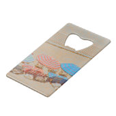 Umbrella 2 kredietkaart flessenopener (Achterkant Gekanteld)