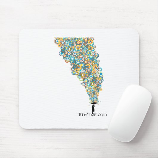 Umbrella Atheist Muismat (Met muis)