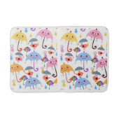 Umbrella Bathroom Bathmat Badmat (Voorkant)