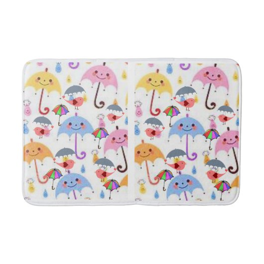 Umbrella Bathroom Bathmat Badmat (Voorkant)