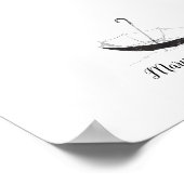 Umbrella Fingerprint Guestbook Poster (Hoek)