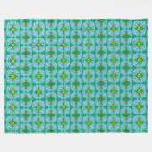 Umbrella Flowers Fleece Blanket (3 maten) Deken (Voorkant (Horizontaal))