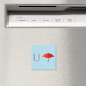 Umbrella Fridge Magnet Magneet (Insitu (Vaatwasser))