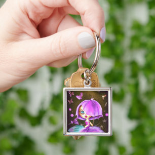 Umbrella Hair Doll Sleutelhanger