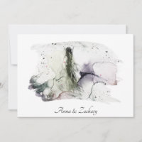 *~* Umbrella Japan Woman RSVP QR AR27 Wedding