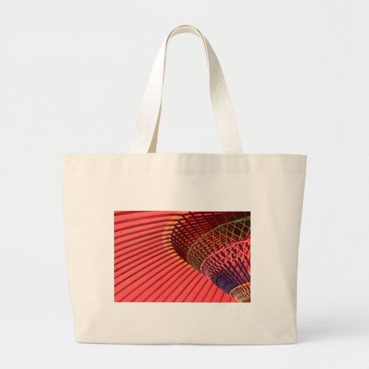 Umbrella Japanse paraplu Grote Tote Bag (Voorkant)