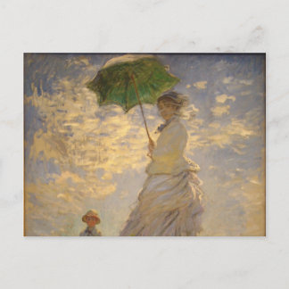 Umbrella Monet Painting Briefkaart