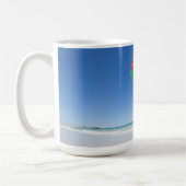 Umbrella op strand | Australië Koffiemok (Links)