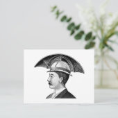  Umbrella Pet Steampunk-uitvinding Briefkaart (Staand voorkant)